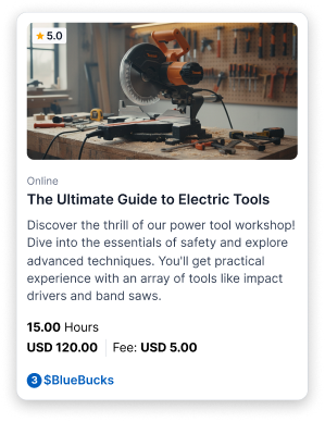 Introductory course card for BlueVolt channel partner onboarding